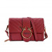 Женская кожаная сумка C270-9 WINE RED